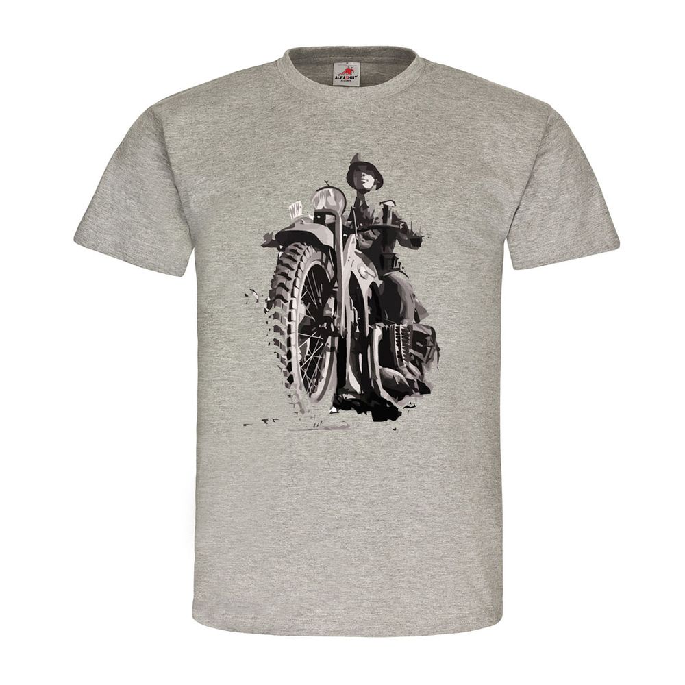 Kradfahrer Soldaten Motorrad Boxermotor Geländemotorrad R11 Bike T-Shirt #20544