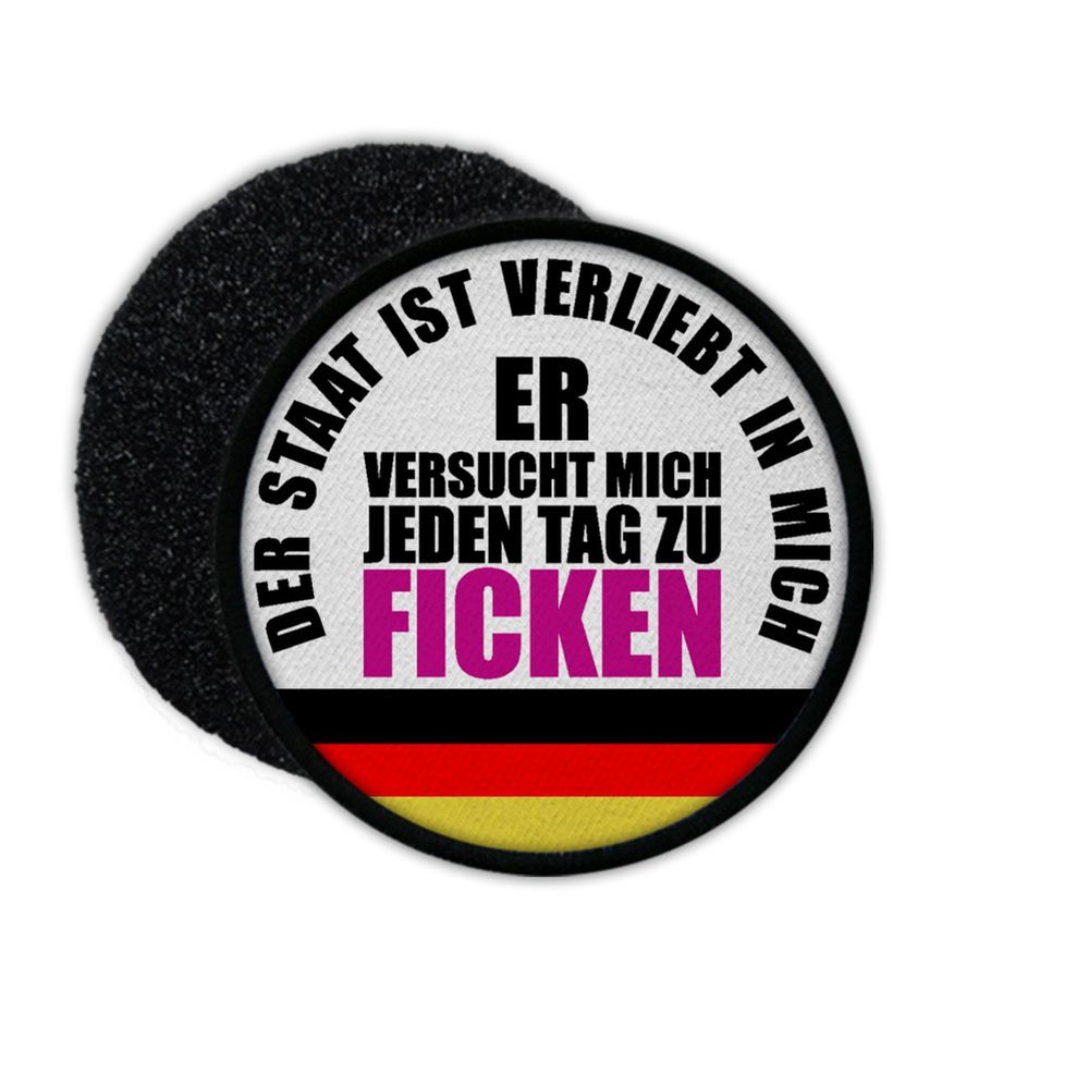 Patch Der Staat will Finanzamt Steuer Comedy Regierung Protest Lustig #32872