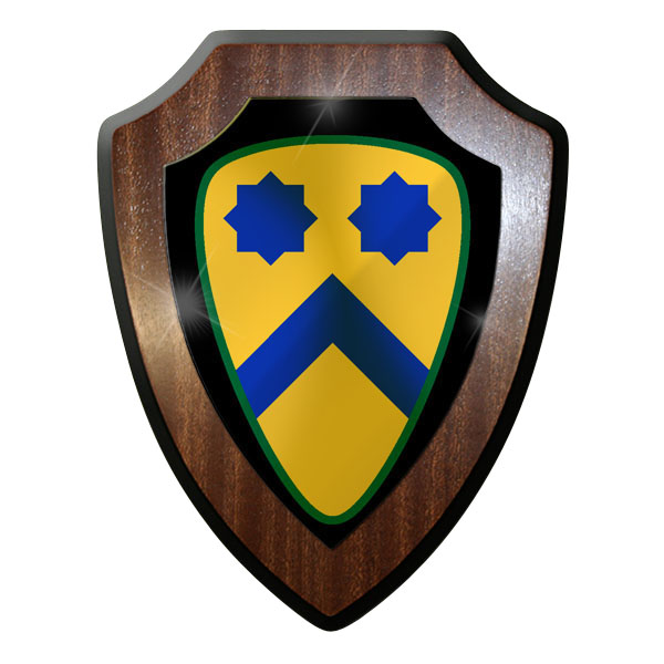 Coat of Arms / Wall Shield - US 2nd Cavalry Division USA Army Soldier #9699