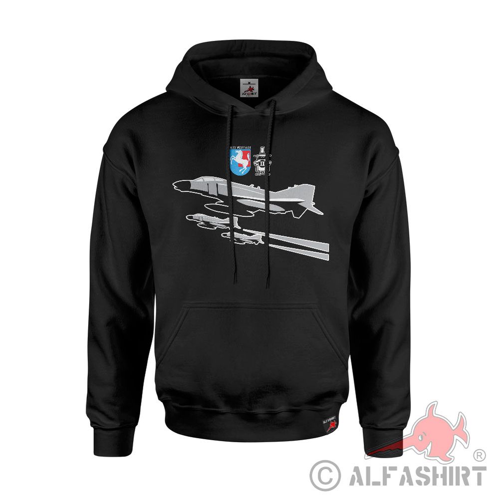 Hoodie F-4F Phantom Spooky Mascot Jagdgeschwader 72 Westfalen #45349