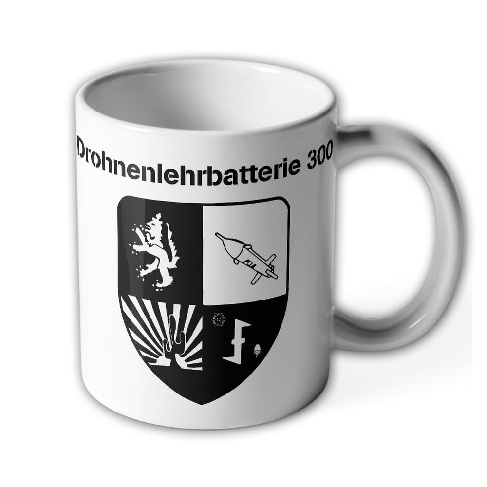 Tasse Drohnenlehrbatterie 300 Lehre Batterie Ausbildung Bundeswehr #42769