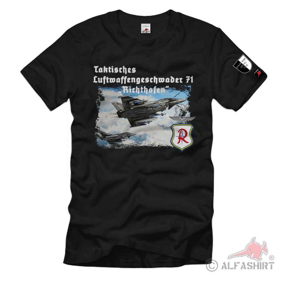 Lukas Wirp Tactical Air Force Wing 71 Richthofen Fighter T-Shirt # 35907