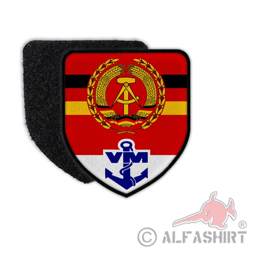 Patch Marine VM NVA Wappen Logo Abzeichen DDR Seestreitkräfte Reserivst #31840