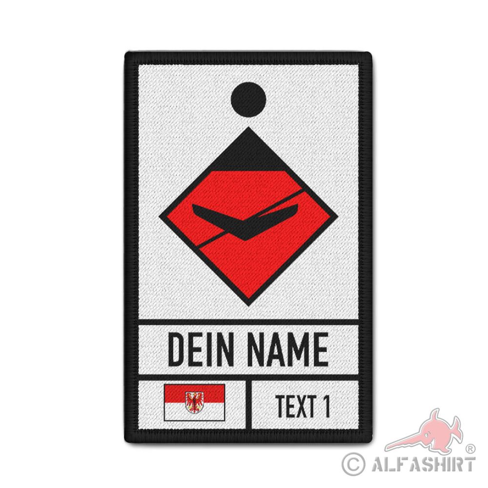 Rank Patch personalisierbar Feuerwehr Truppführer Drohne Multi #42738