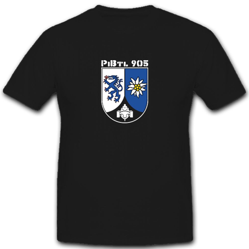 PiBtl 905 Pionierbataillon Pionier Edelweiss Wappen Abzeichen - T Shirt #5587