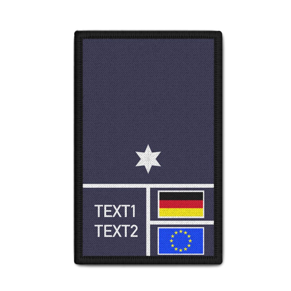 Rank Patch personalisiert Polizei Police Polizeidienst Deutschland DE #43619