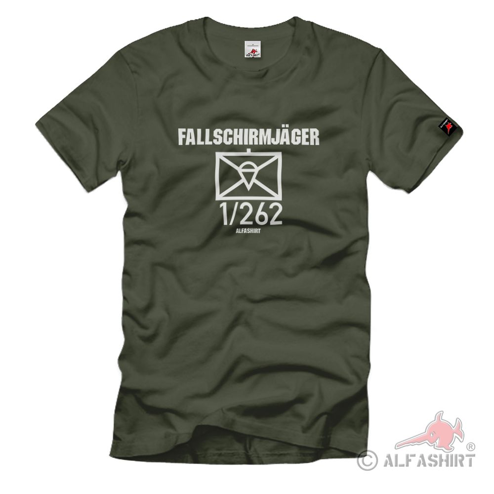 Paratrooper 1-262 FschJgBtl Company Tactical Sign T-Shirt # 37020