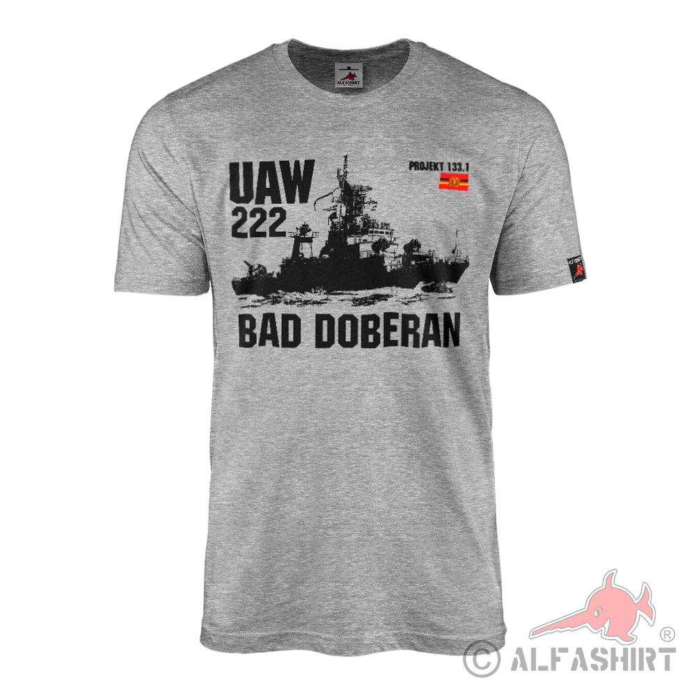 UAW 222 Bad Doberan Projekt 133 1 Besatzung Crew Schiff Marine T Shirt#24853