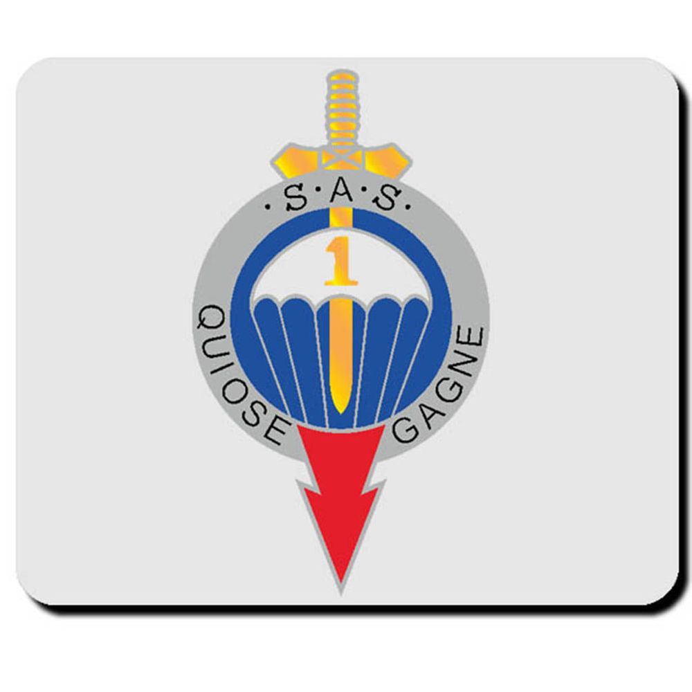 qui ose gagne SAS wer wagt gewinnt Spruch Weisheit - Mauspad #3237m