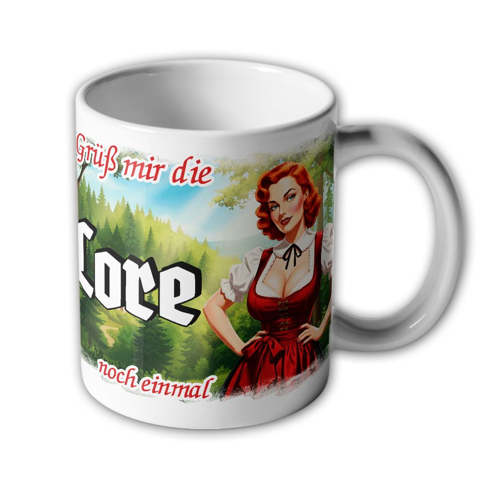 Lore March Song Mug Lyrics In the forest in the green forest redhead sexy mug #47165