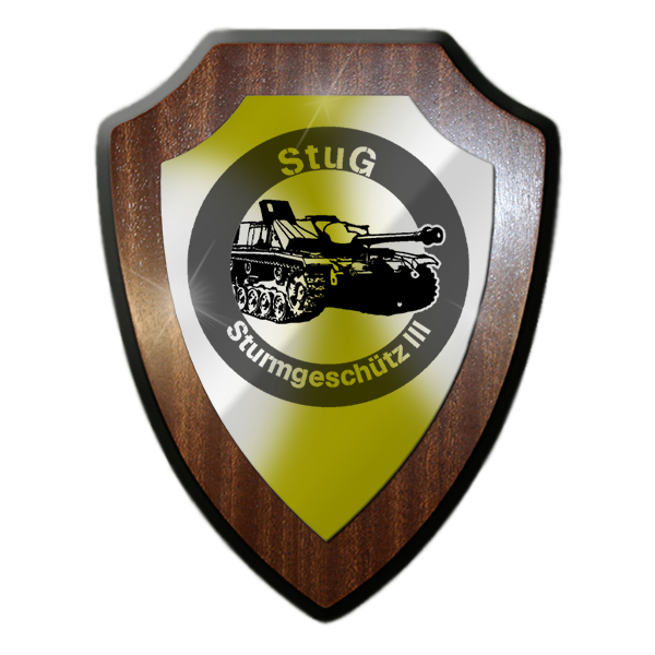 Heraldic shield StuG III Type2 assault gun Main battle tank Bundeswehr # 27901