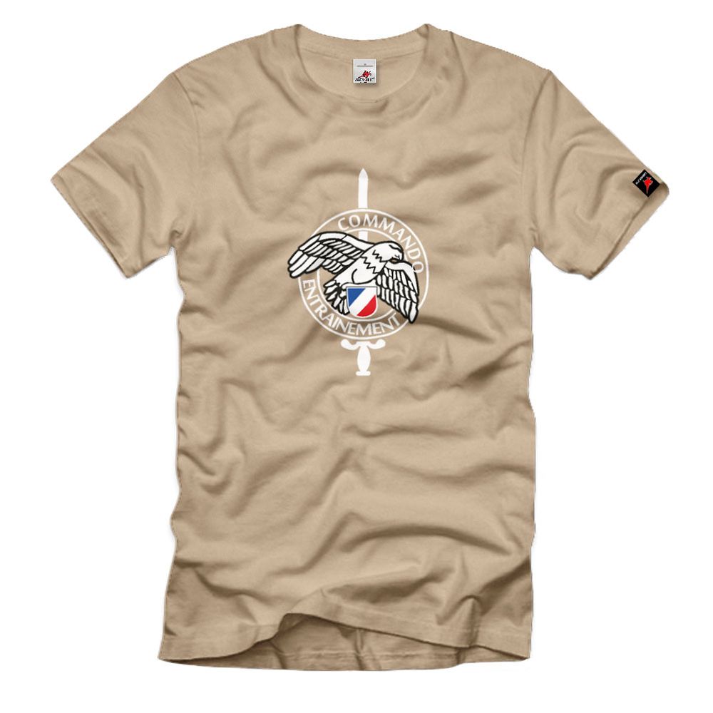Abzeichen Commando Entrainement Frankreich France Wappen Emblem - T Shirt #4600