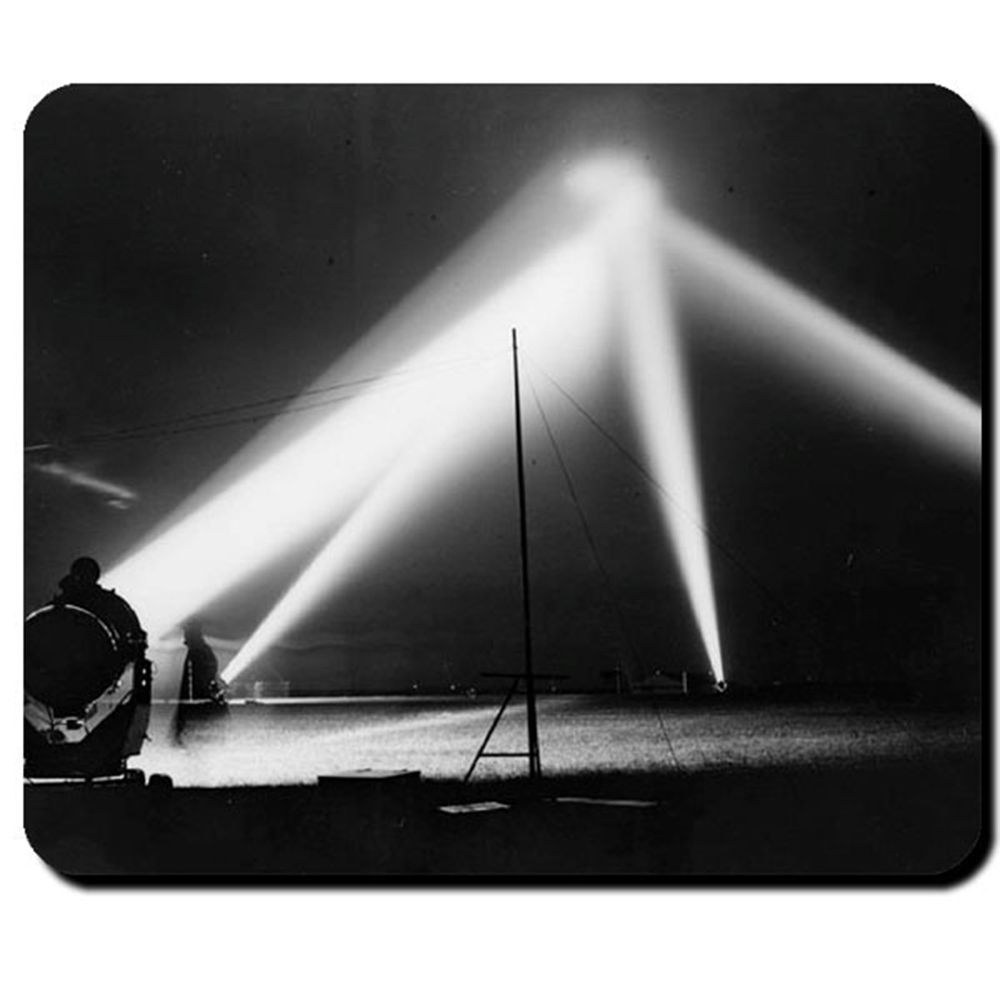 Flakscheinwerfer Wk Wh Suchscheinwerfer Flugabwehr FLAK Nacht - Mauspad PC #7936