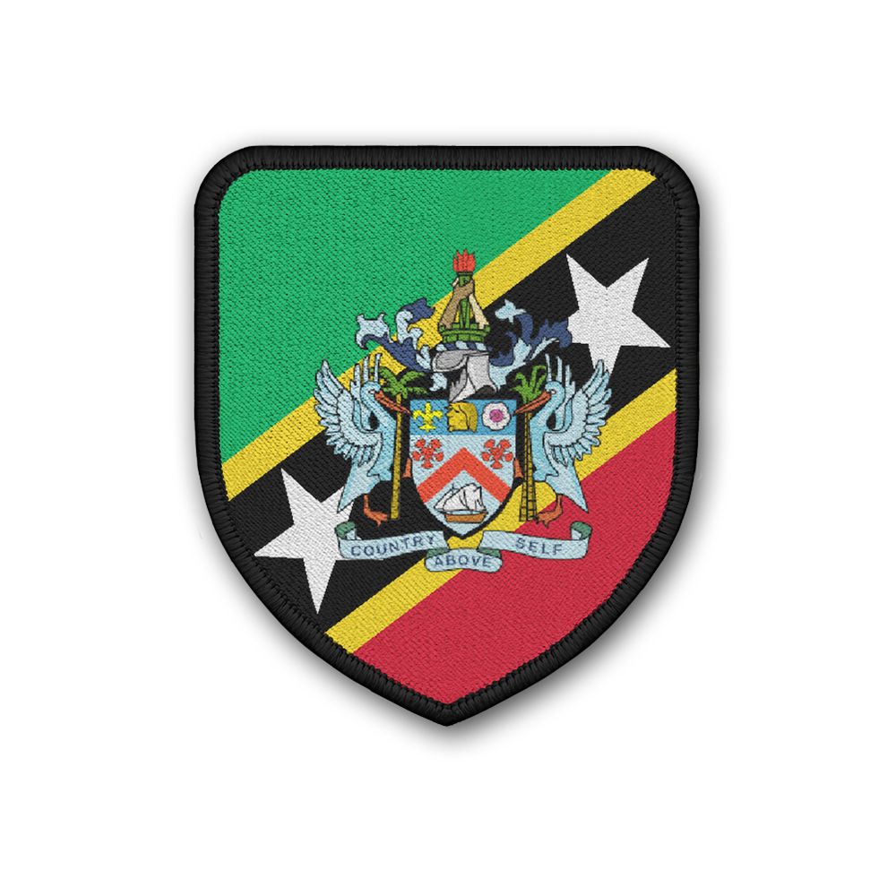 PatchFlag of the Saint Kitts and Nevi Flagge Staat Land Flagge Wappen #21375