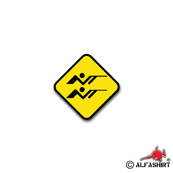 sticker sport shooting Shield shooter firearm 7x7cm A1304