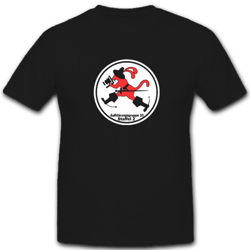 Aufklärungsgruppe 33 Staffel 2 deutsche Luftwaffe WK 2 Wappen T Shirt #4653