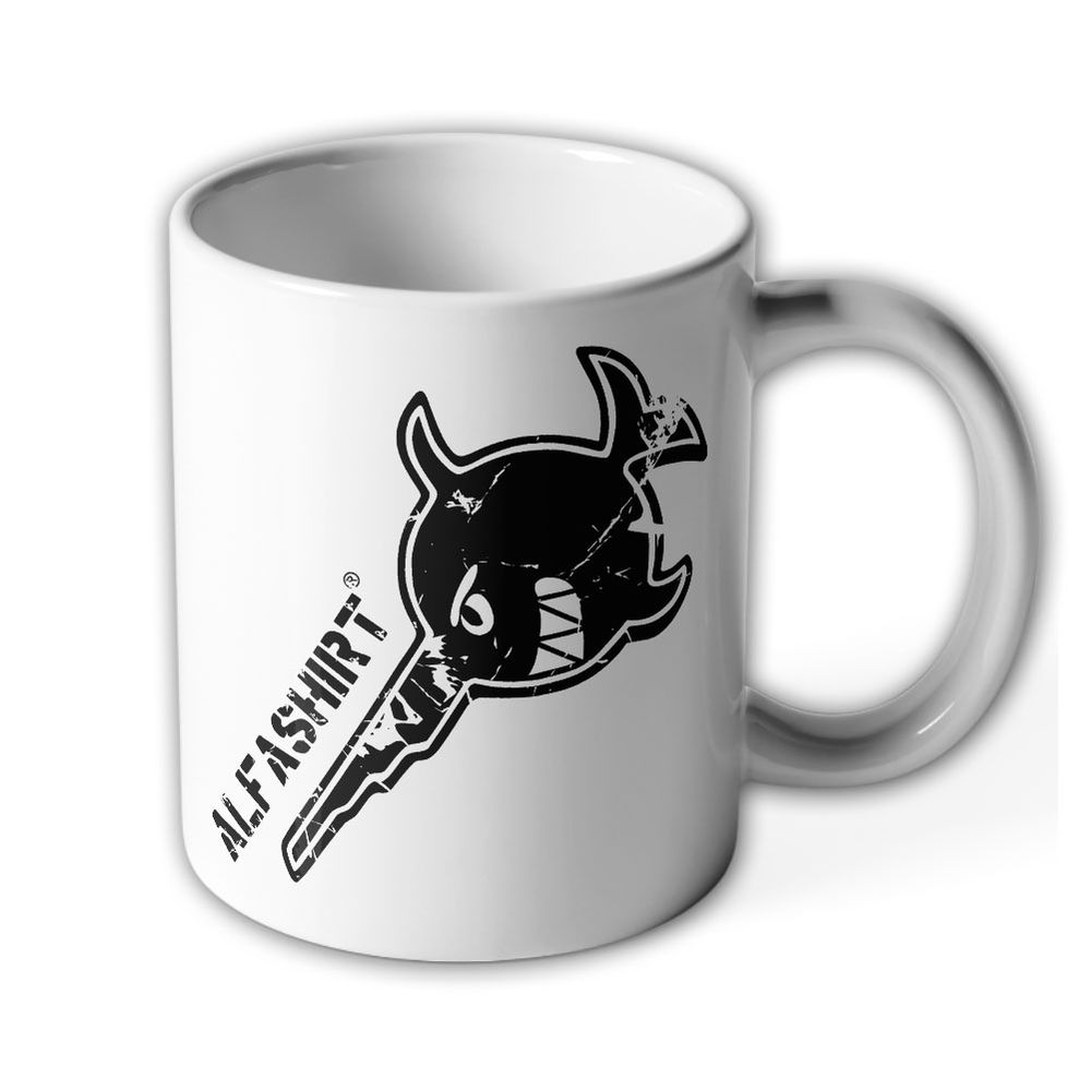 Alfashirt Logo Militär Military Shop Fun Sägefisch - Tasse #26531