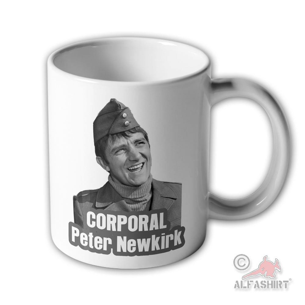 Tasse Corporal Peter Newkirk Ein Käfig voller Helden Engländer Fan Becher#45446