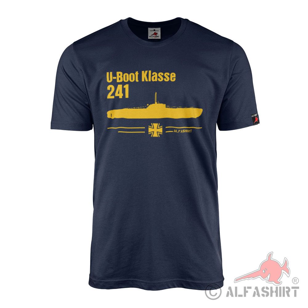 T-Shirt U-Boot Klasse 241 Typ XXI Marine U2540 Erprobung U-Jagd-Übung 71 #42365