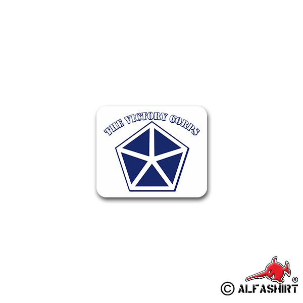 Sticker The V Corps Victory Corps Large Scale Body Level 8x7cm A2648