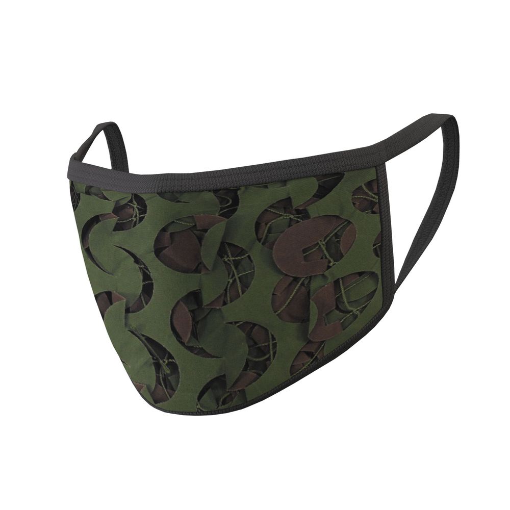 Mouth and nose mask Bundeswehr net camouflage camouflage # 35959