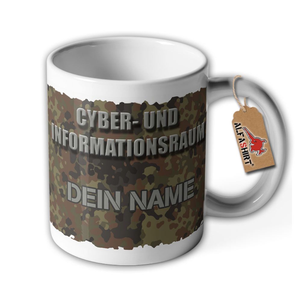 Tasse Cyber- und Informationsraum Soldat  Personalisiert Bonn #35543