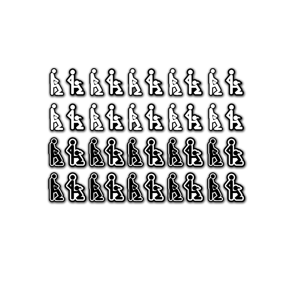 Blowjob Tasten Aufkleber Auto Knopf passend für Hyundai I30n 0,5x1cm A5516