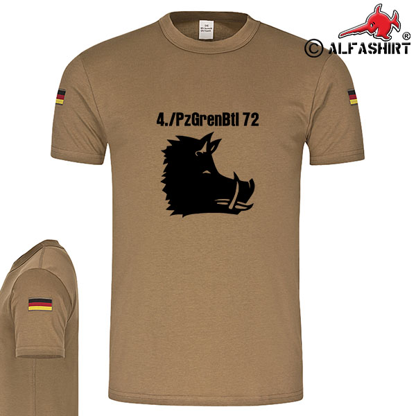 BW Tropen 4 PzGrenBtl 72 Panzer Grenadier Bataillon WIld Tropenshirt #15085