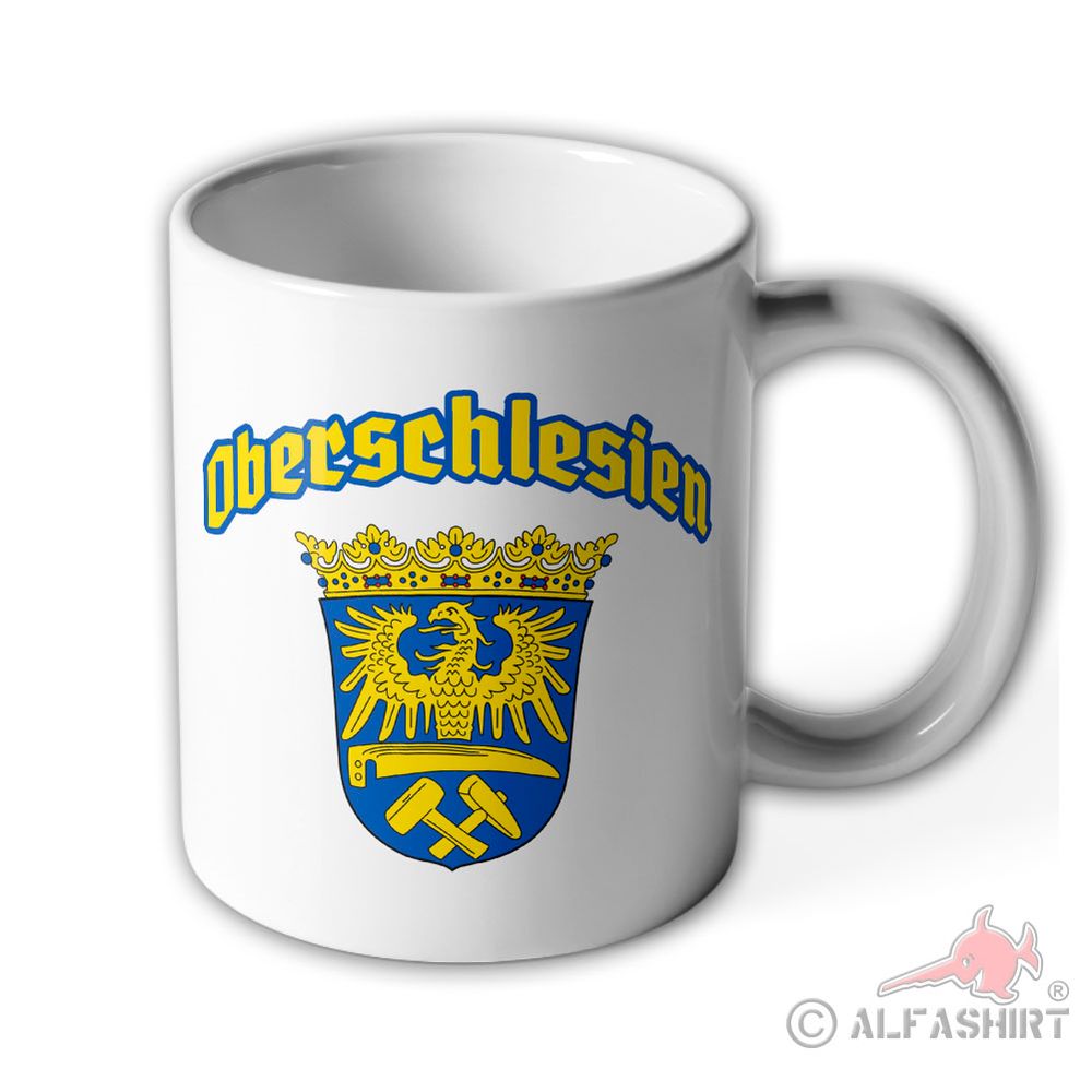 Cup Ober-Schlesien home coat of arms eagle colors Kattowitz Oppeln #39732