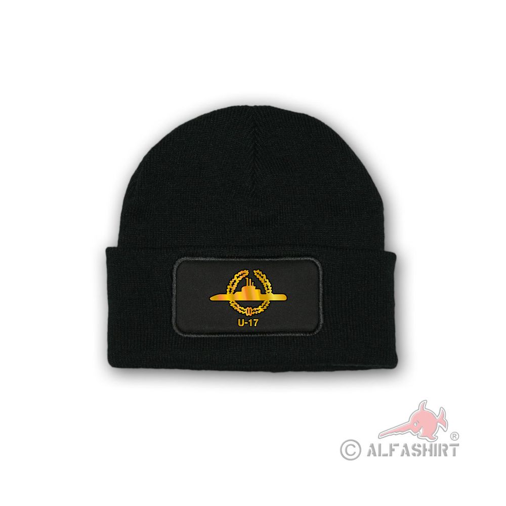Mütze Beanie Wintermütze Tätigkeitsabzeichen U-Boot Bundesmarine U17  #44900