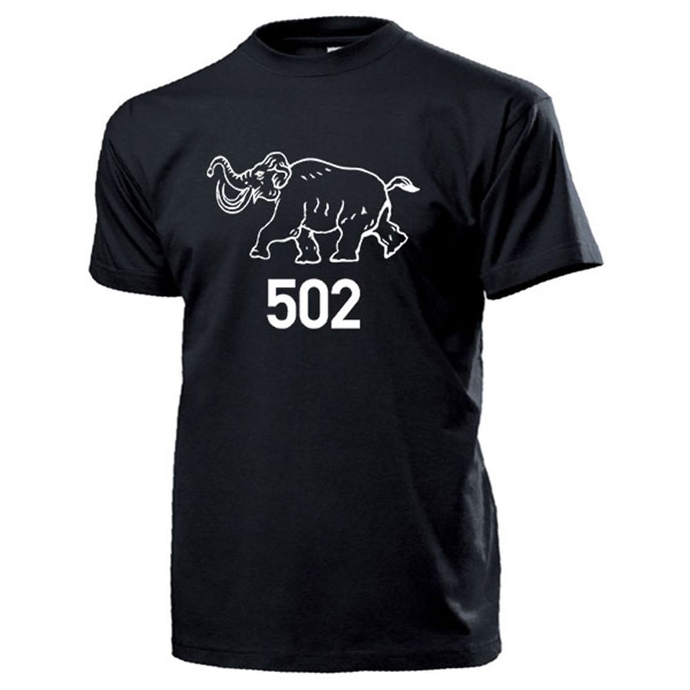 Schwere Panzer Abteilung 502 Logo Wh Tiger Panzer Wappen - T Shirt #14051