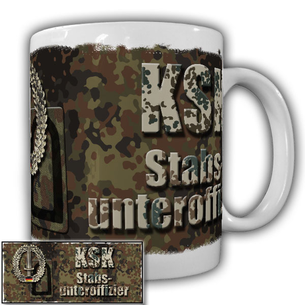 Tasse KSK Stabsunteroffizier der Kommando Spezialkräfte Militär Bundeswehr#20921