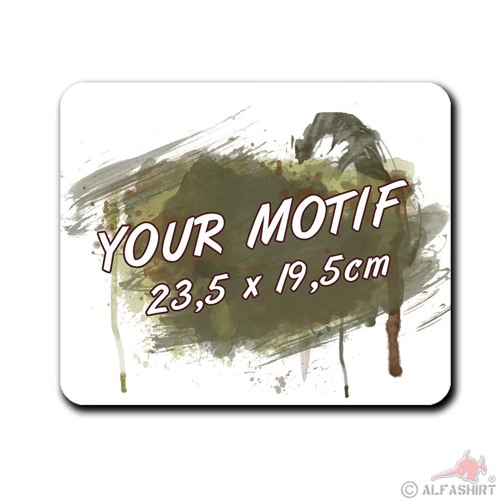 Mouse pad 235x195mm computer motif of choice blank for sublimation #42905
