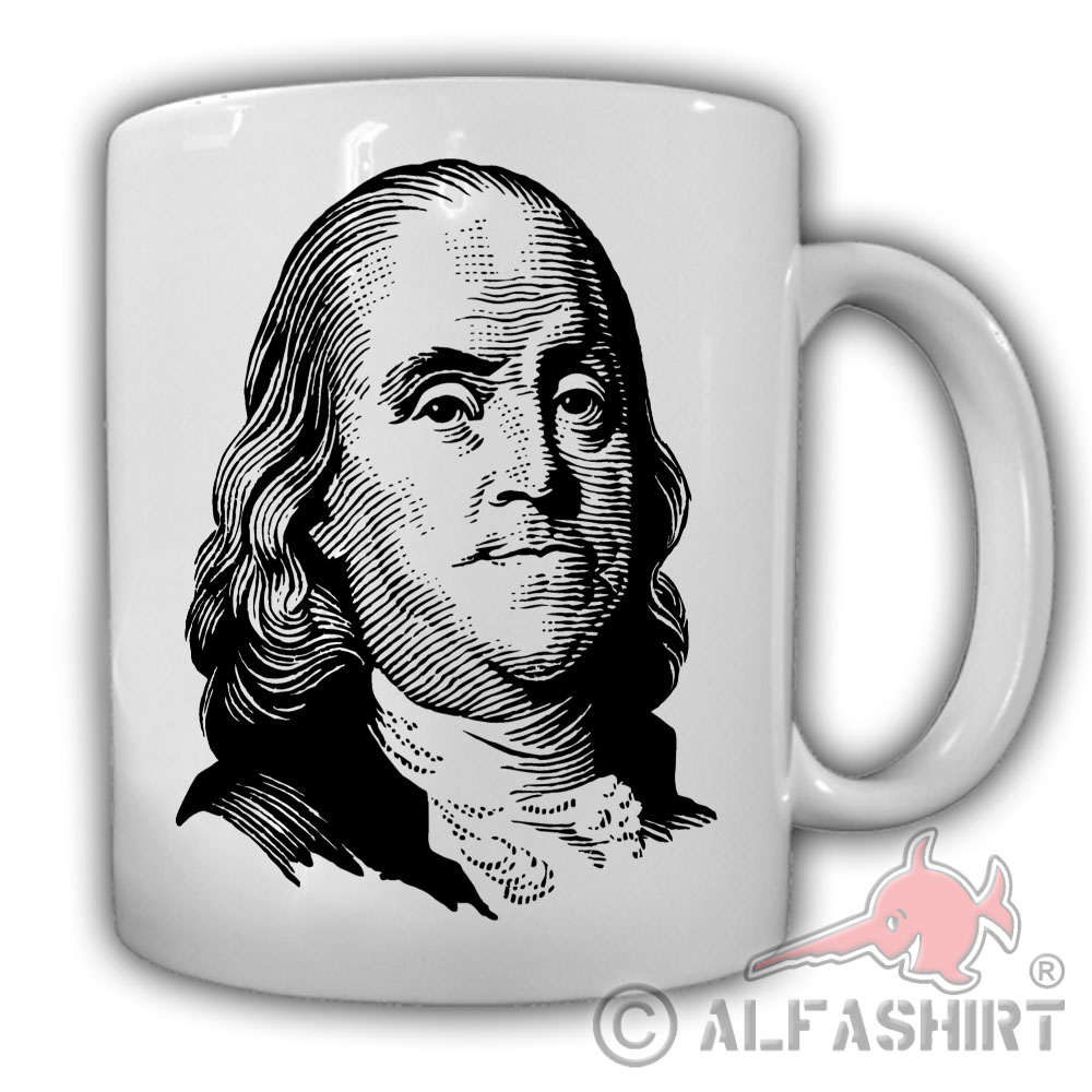 Benjamin Franklin American writer inventor statesman cup # 27525