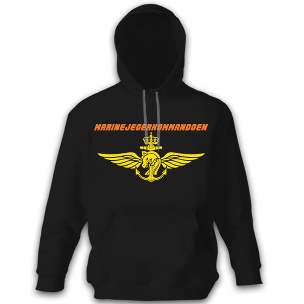 Marine Jegerkommandoen Marine Hunter Command Navy - Pullover Hoodie # 12056