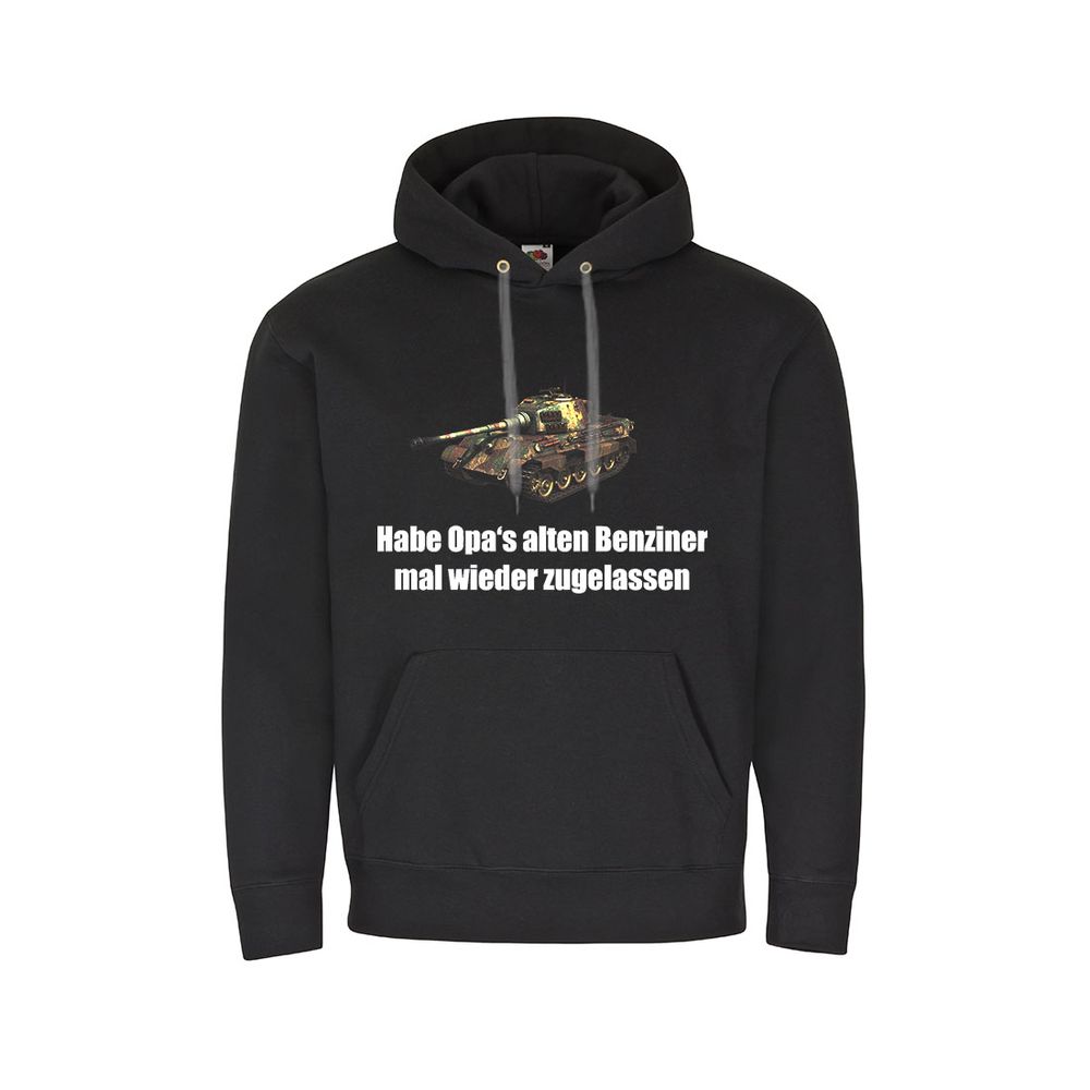 Hoodie Königstiger Opas alten Benziner Panzer Panzerkampfwagen Pullover#32738