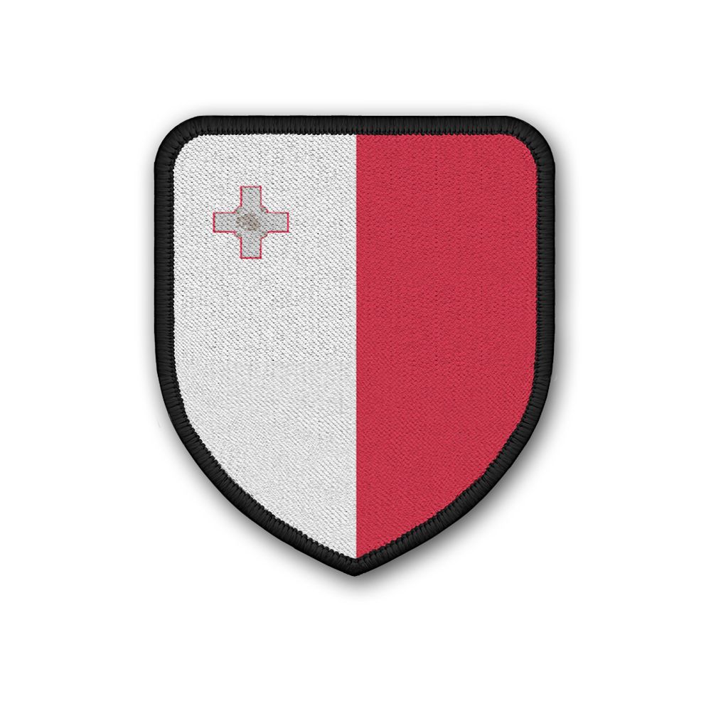 Patch Flagge von Maltas Aufnäher Stadtwappen Emblem Fahne Landesflagge #21514