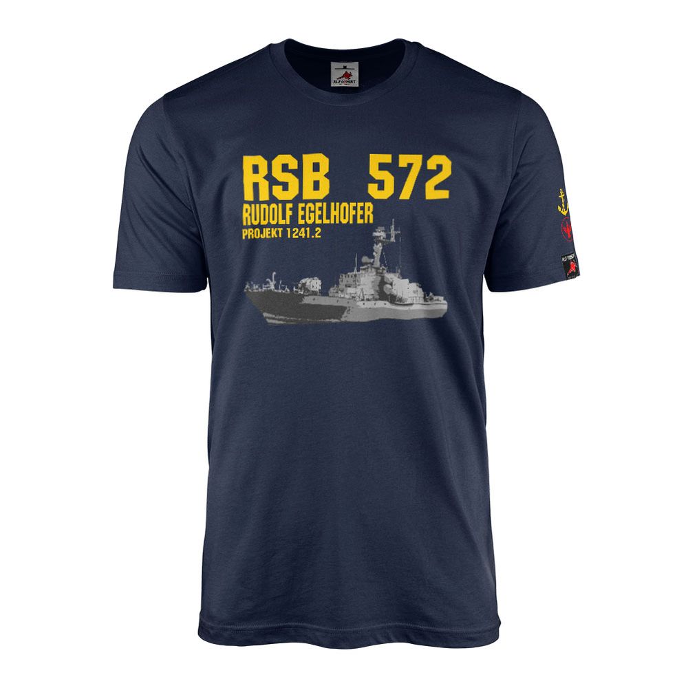 T-Shirt RSB 572 Egelhofer Project 1241.2 NVA DDR Rocket Speedboat #46481