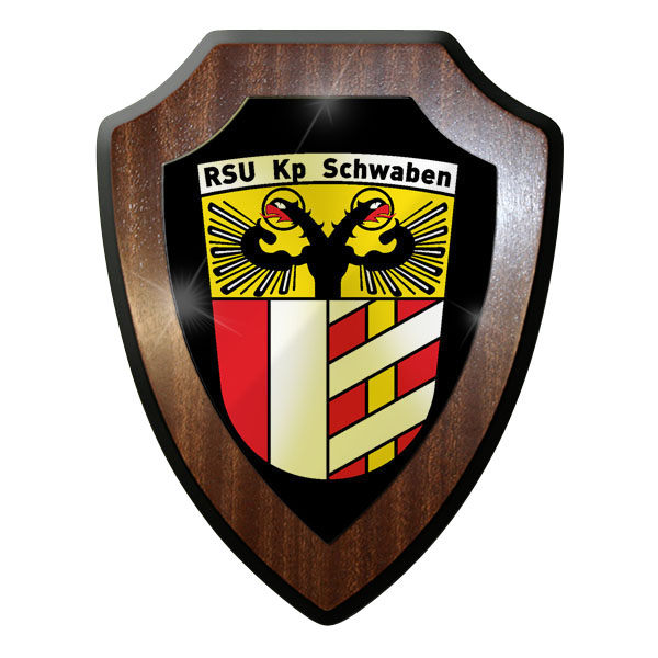 Wappenschild / Wandschild / Wappen - RSU regionale Sicherungs Schwaben #10153 t