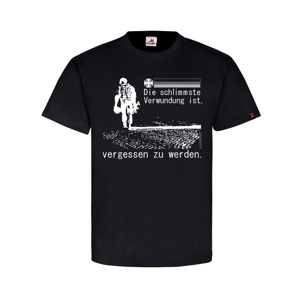 Recognition for Bundeswehr Einsatz Veterans Commemorate Solidarity T Shirt # 31905