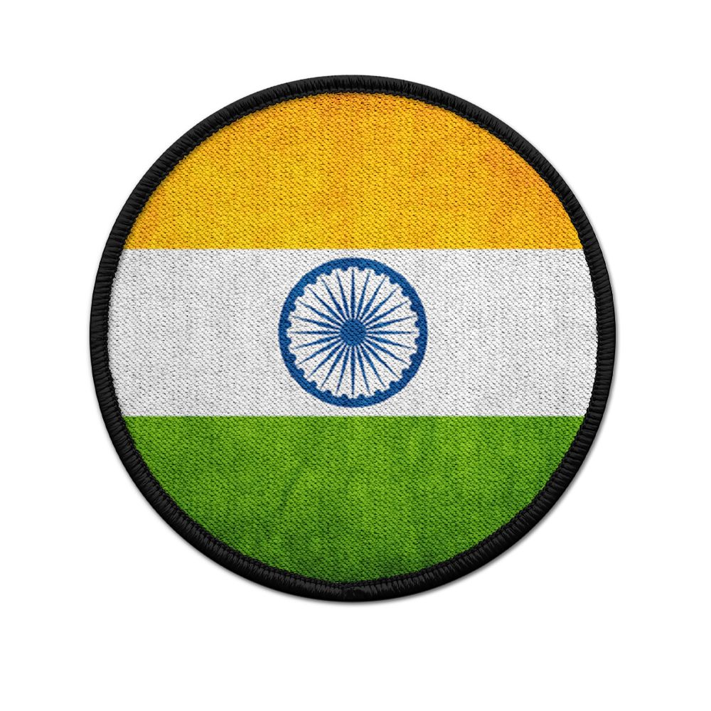 Patch Indien Republic of India Staat Südasien Hindi Neu-Delhi Aufnäher #20594