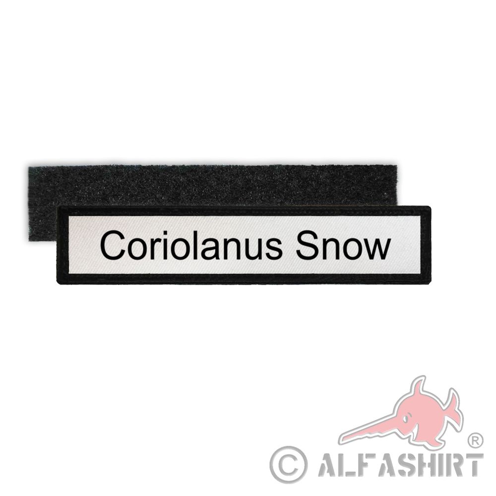 Patch Coriolanus Snow Hunger Tödliche Spiele Kämpfe Überleben # 26360