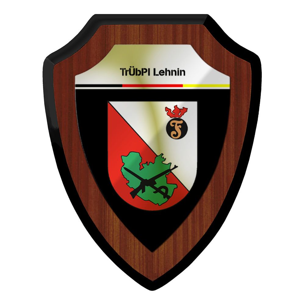 Heraldic shield TrÜbPl Lehnin training area urban Potsdam #42983