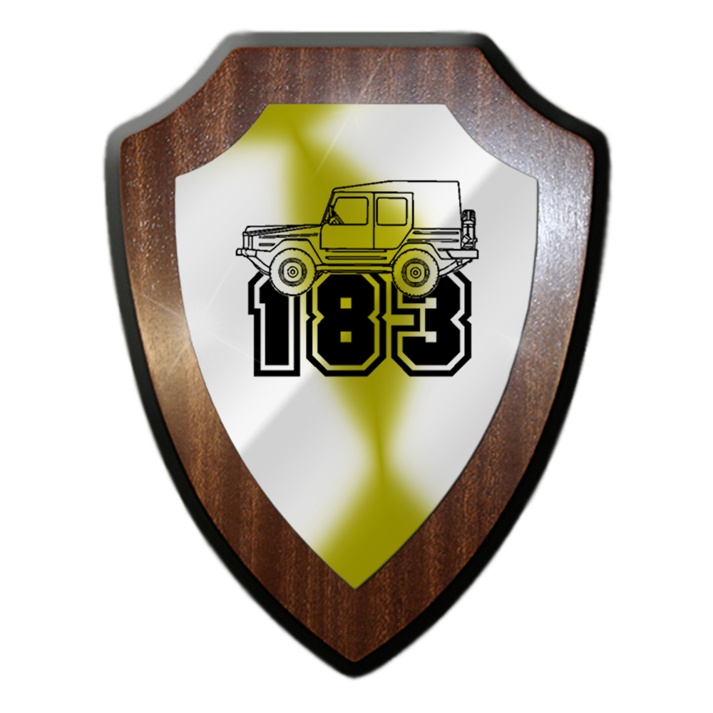 Wappenschild Iltis Typ 183 Geländewagen Bundeswehr Oldtimer Militär #26557