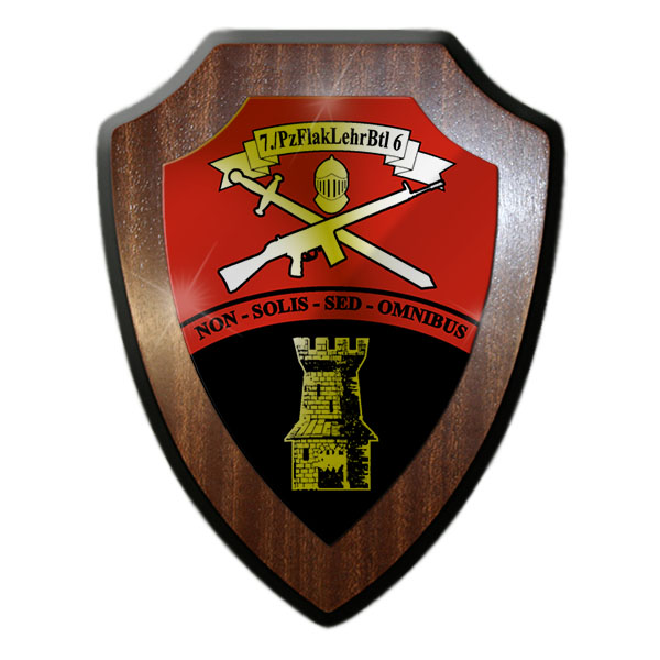 Wappenschild 7 PzFlakLehrBtl 6  Panzerflugabwehrkanonenlehrbataillon #22094