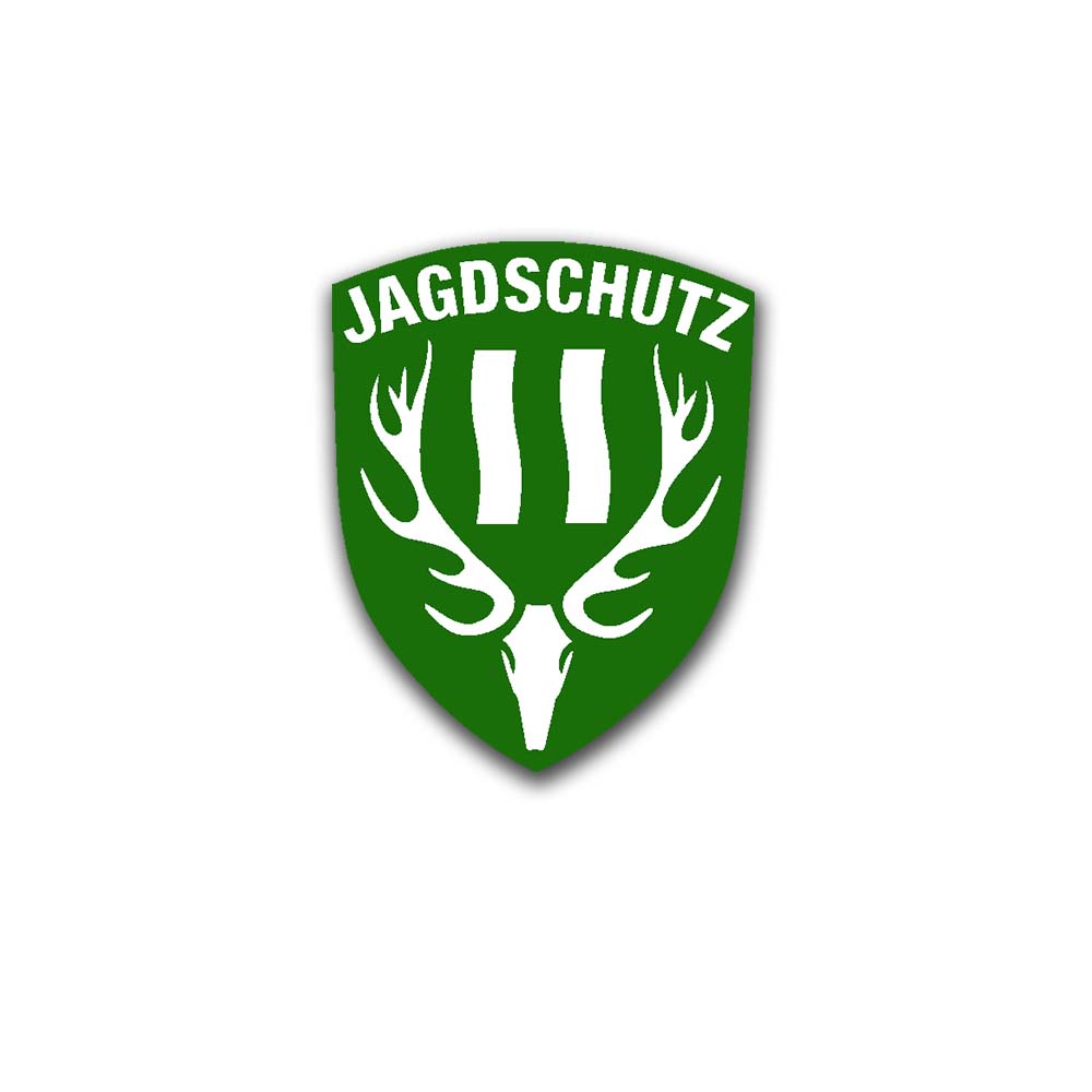 Aufkleber/Sticker Jagdschutz Bundesjagdgesetz Jagdgesetze Schutz 16x20cm A5100