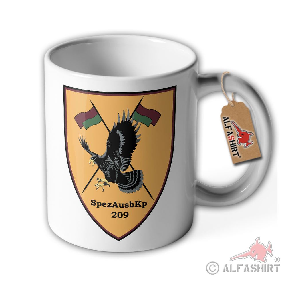 Tasse SpezAusbKp 209 Bundeswehr Spezialausbildungskompanie Pfullendorf #35905