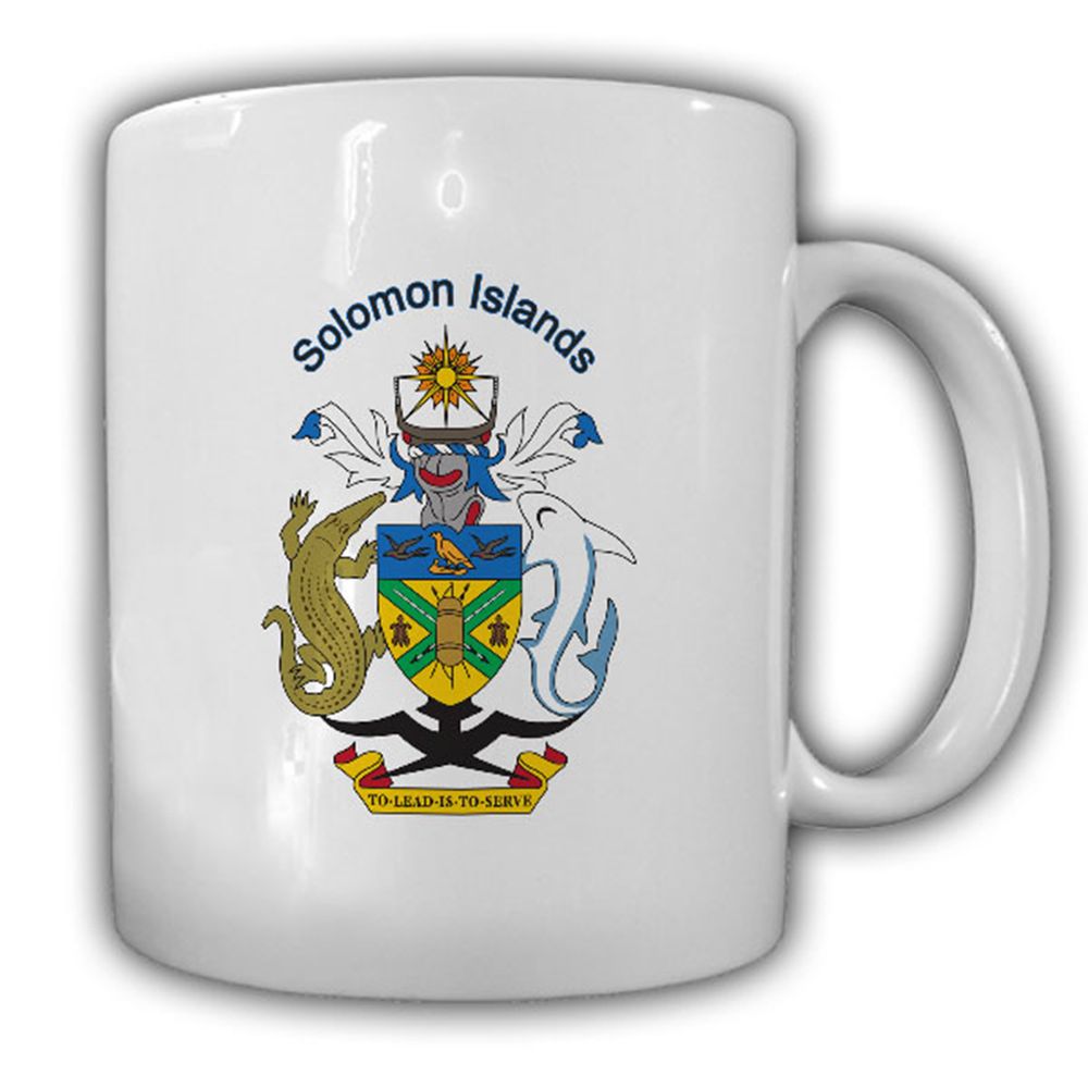 Salomonen Wappen Emblem Solomon Islands Kaffee Becher Tasse #13875