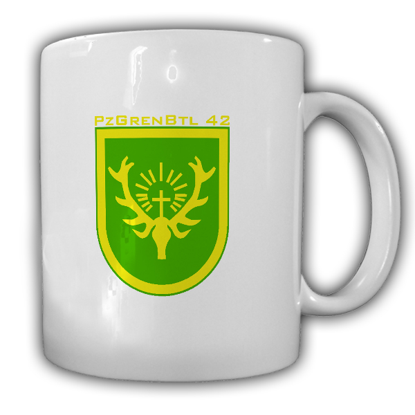 PzGrenBtl 42 Panzergrenadierbataillon Panzer Grenadier Bundeswehr - Tasse #14563