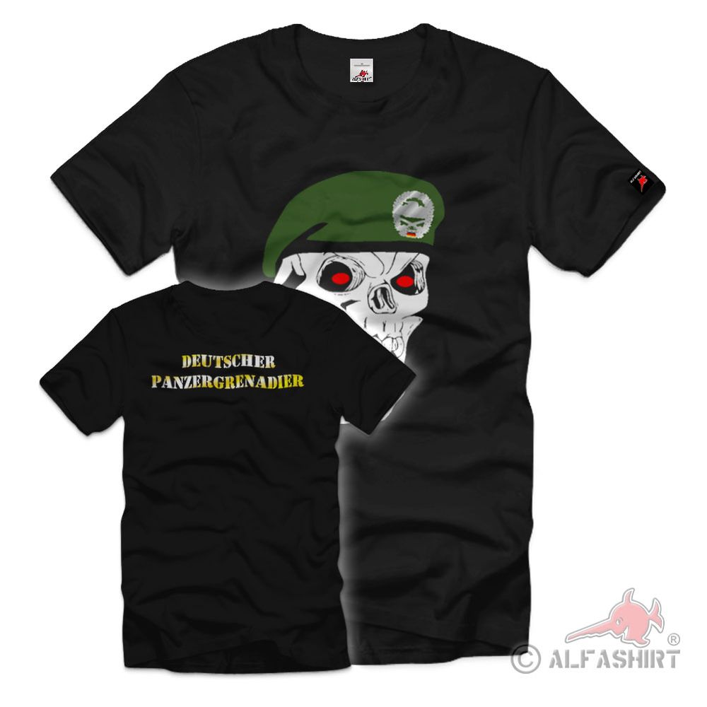 DT Panzer Grenadier Skull Aufklärer Brigade Einheit Zug Bundeswehr T Shirt #1442